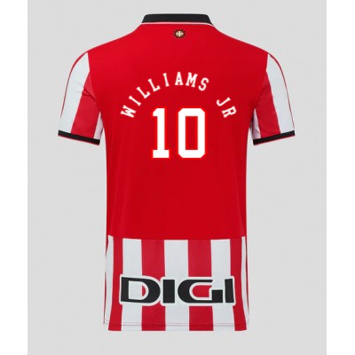 Moški Nogometni dresi Athletic Bilbao Nico Williams #10 Domači 2025-26 Kratek Rokav Moški Nogometni dresi Athletic Bilbao Nico Williams #10 Domači 2025-26 Kratek Rokav